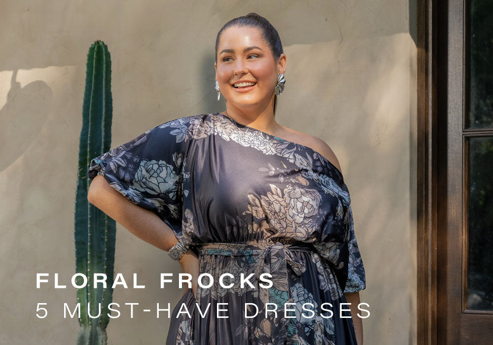 Floral Print Plus Size Maxi Dresses Australia