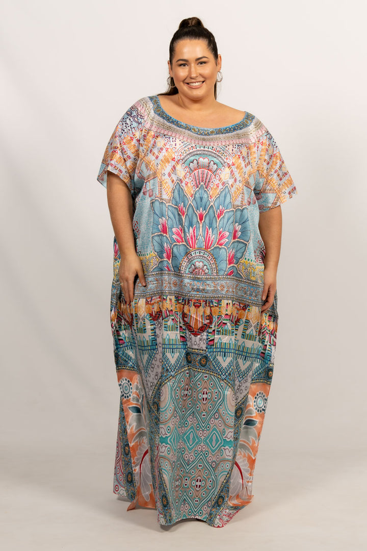 Diaz Embellished Kaftan - Long