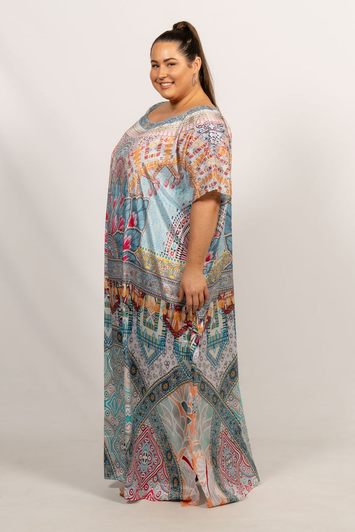 Diaz Embellished Kaftan - Long