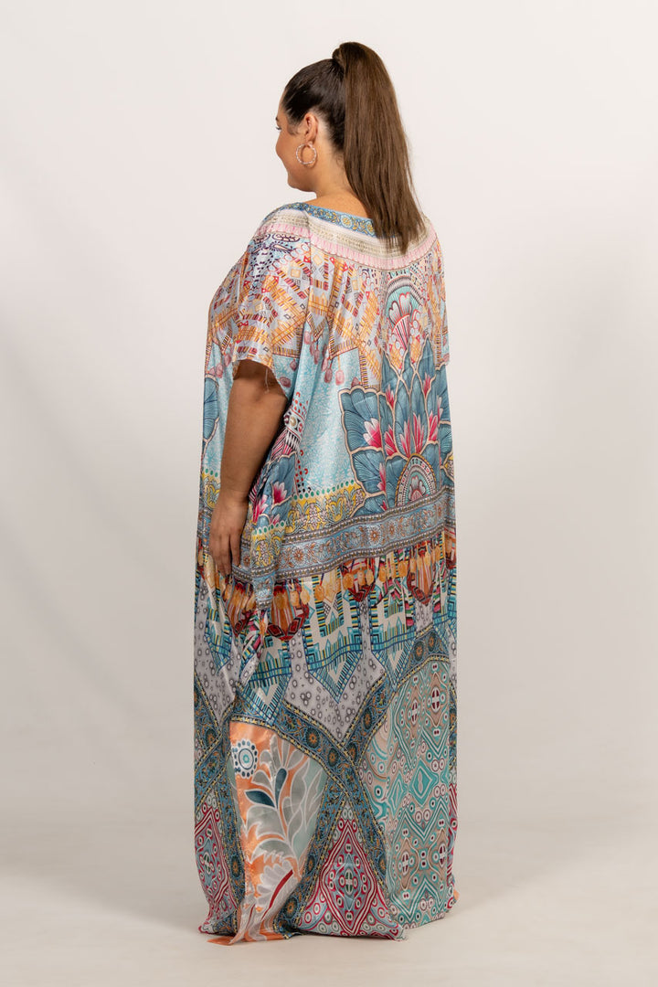 Diaz Embellished Kaftan - Long