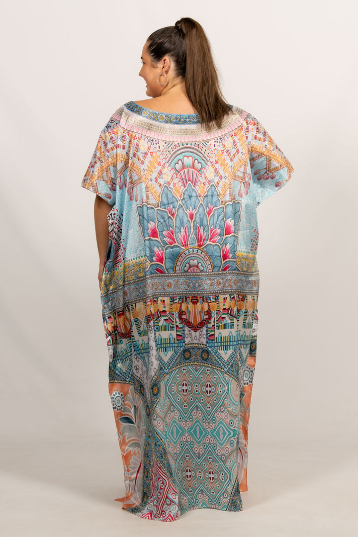 Diaz Embellished Kaftan - Long