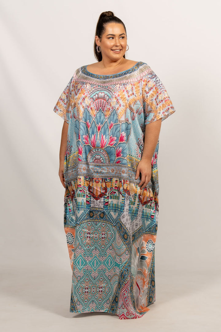 Diaz Embellished Kaftan - Long