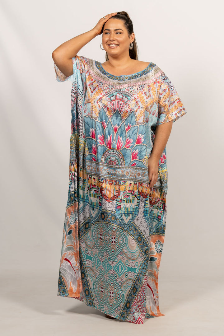 Diaz Embellished Kaftan - Long