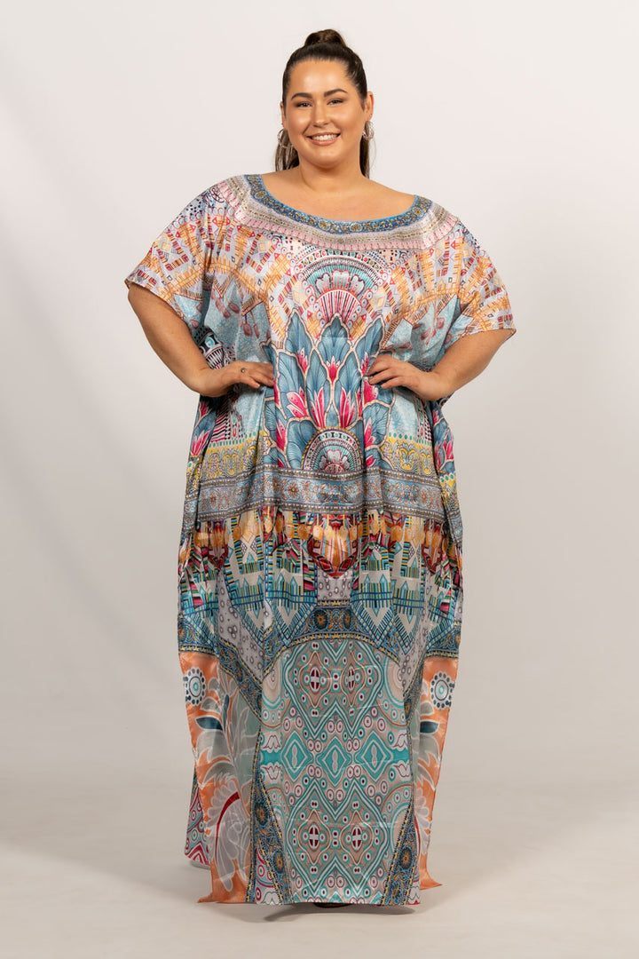 Diaz Embellished Kaftan - Long