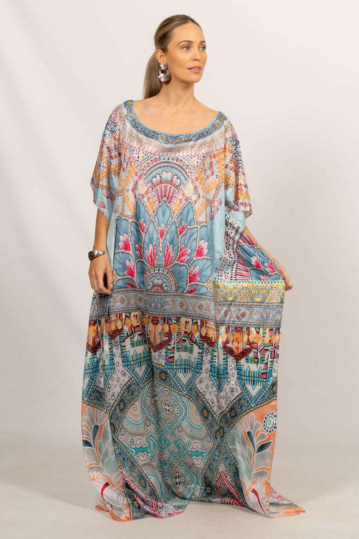 Diaz Embellished Kaftan - Long
