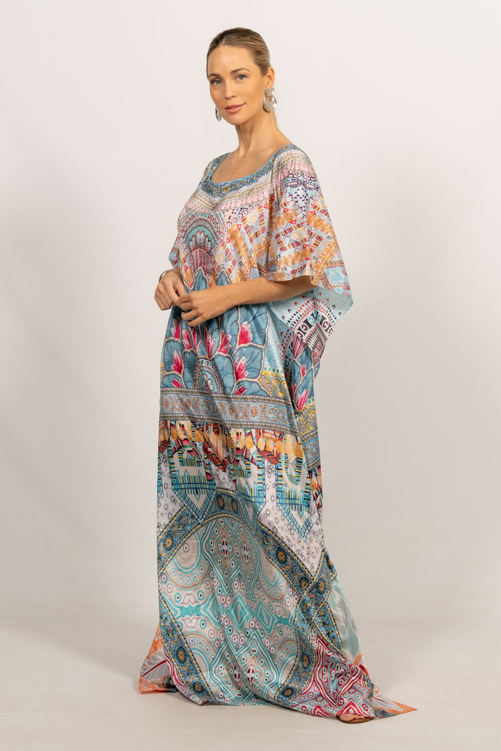 Diaz Embellished Kaftan - Long