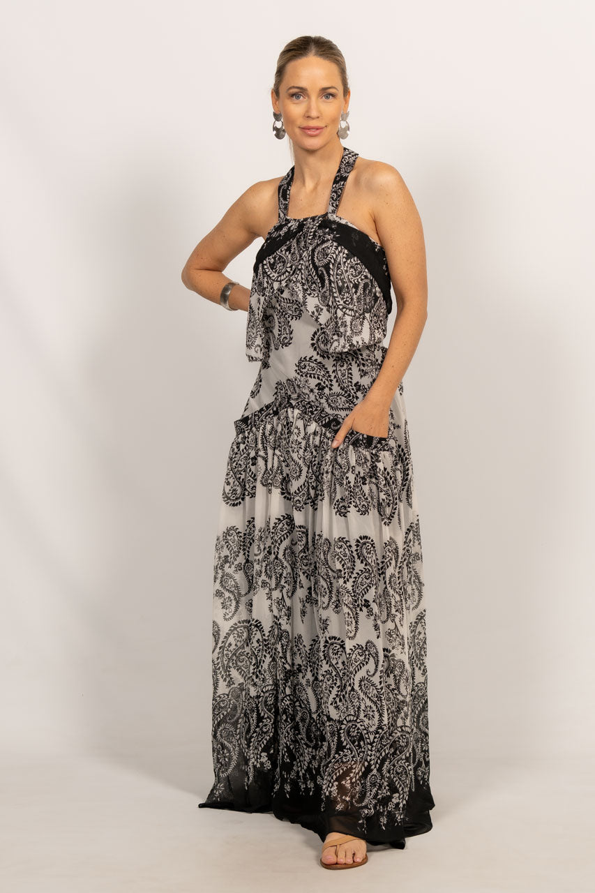 Jasmine Maxi Dress - Black