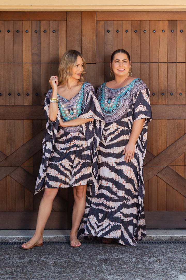 Willa Embellished Kaftan - Short