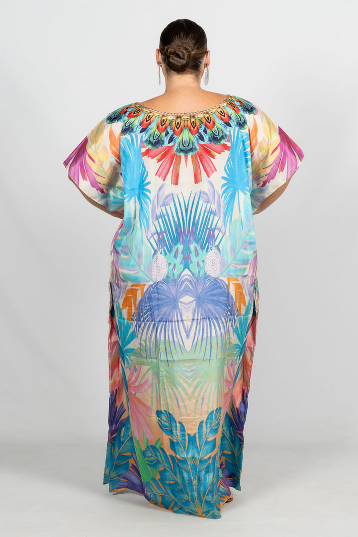 Thea Embellished Kaftan - Long