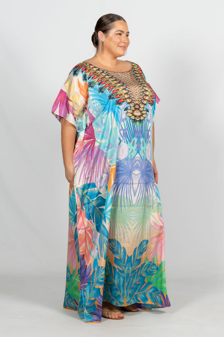 Thea Embellished Kaftan - Long