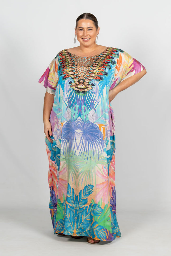 Thea Embellished Kaftan - Long
