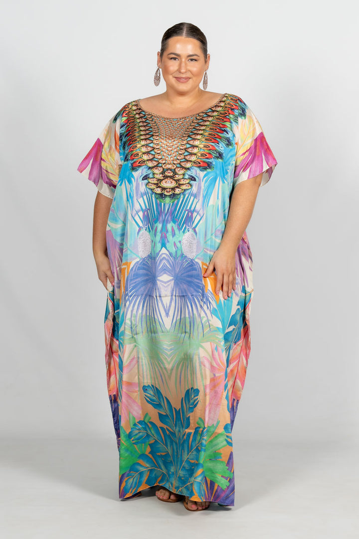 Thea Embellished Kaftan - Long