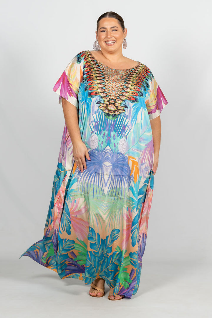 Thea Embellished Kaftan - Long