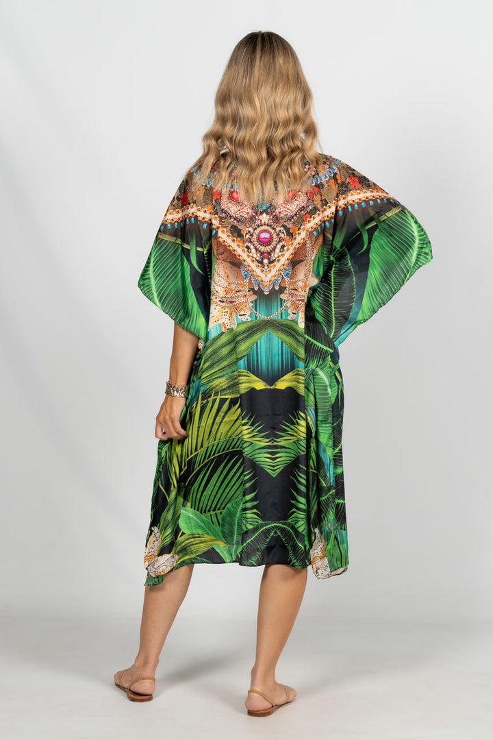 Willow Embellished Kaftan - Knee Length / LAST ONE!