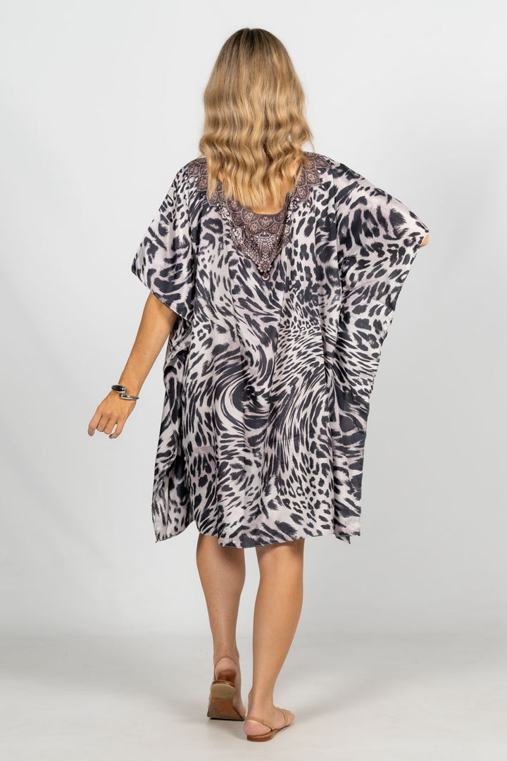 Sabirah Embellished Kaftan - Short / LAST ONE!