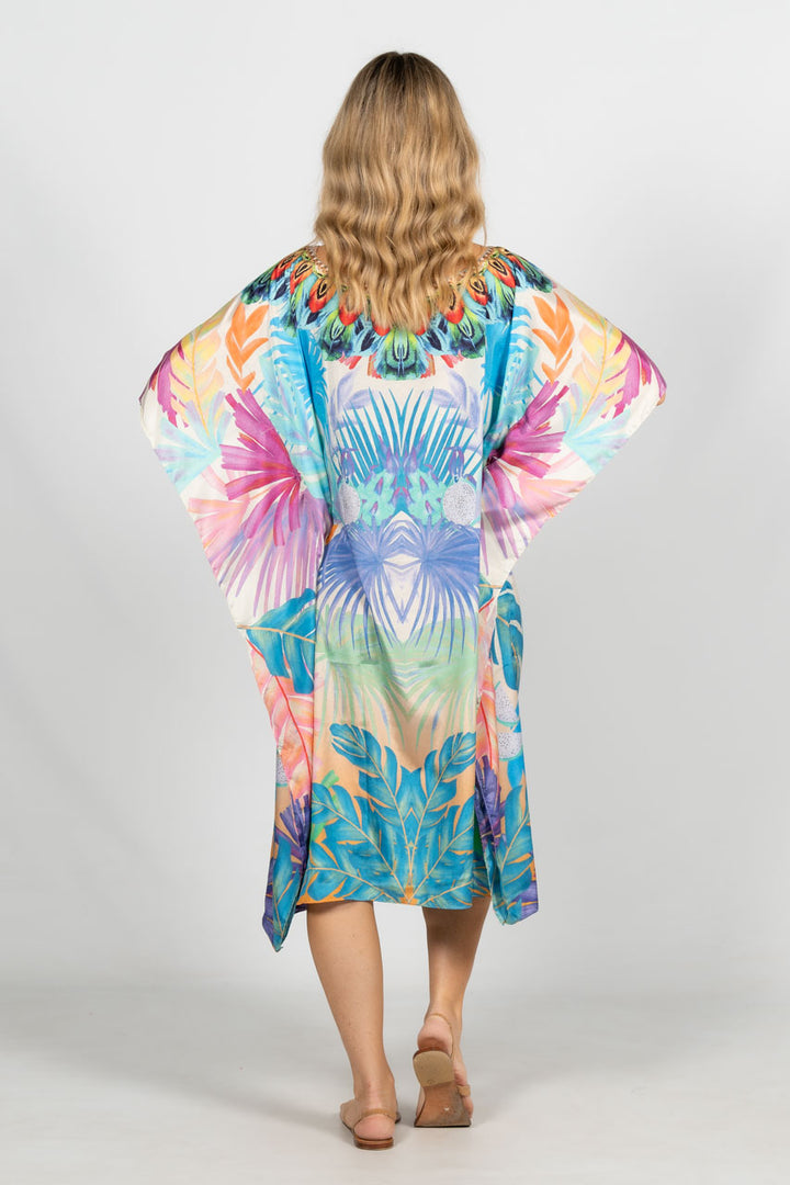 Thea Embellished Kaftan - Knee Length