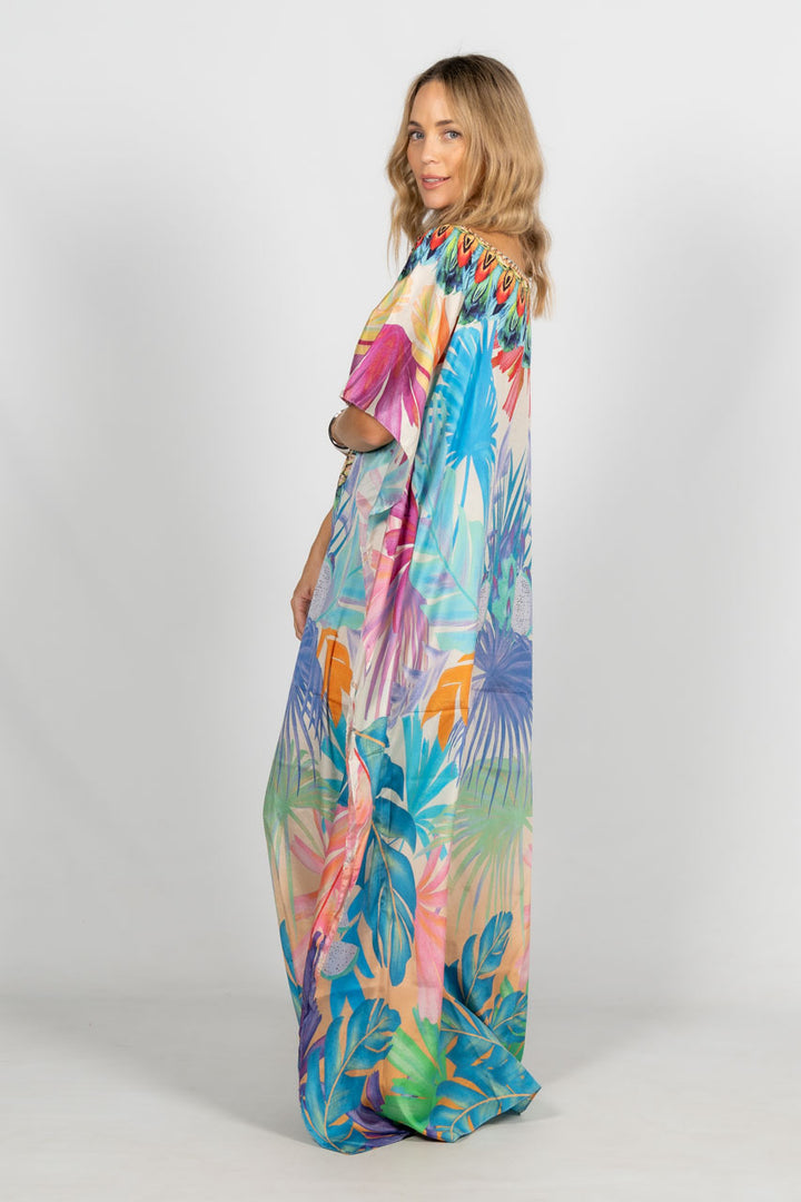 Thea Embellished Kaftan - Long