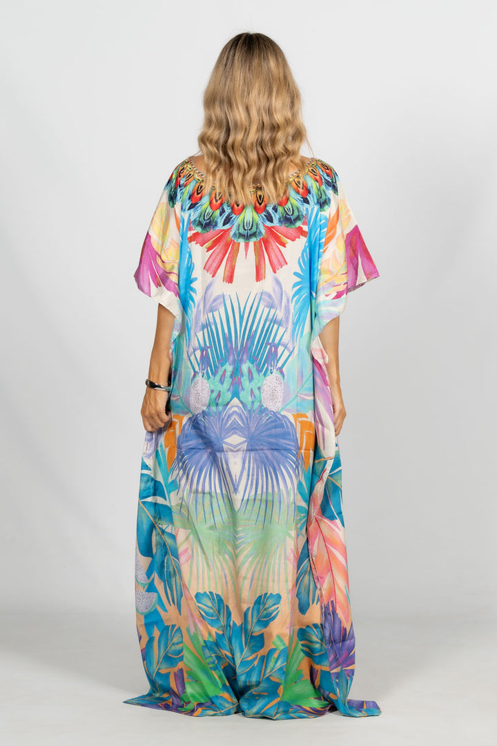 Thea Embellished Kaftan - Long