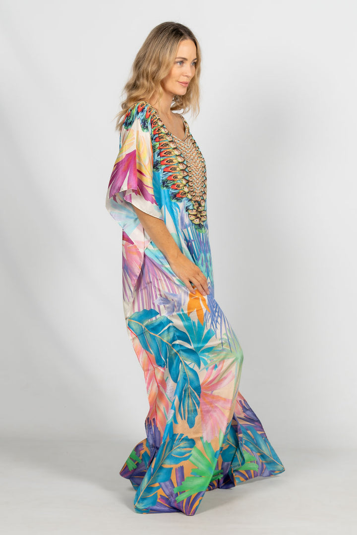 Thea Embellished Kaftan - Long