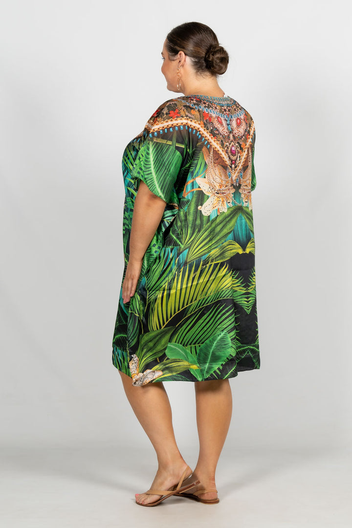 Willow Embellished Kaftan - Knee Length / LAST ONE!