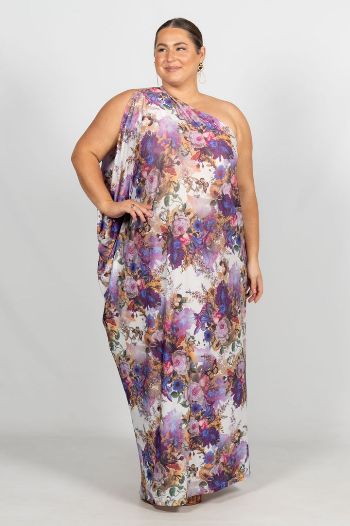 Freya Maxi Dress - Purple Floral / ONLY 2 LEFT!
