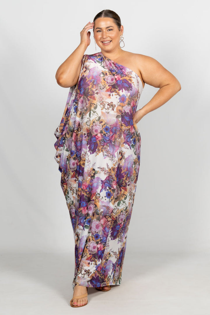 Freya Maxi Dress - Purple Floral / ONLY 2 LEFT!