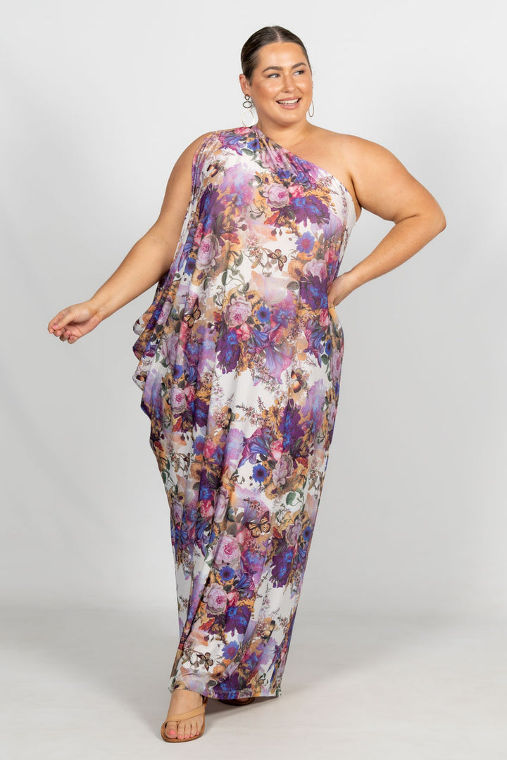 Freya Maxi Dress - Purple Floral / ONLY 2 LEFT!