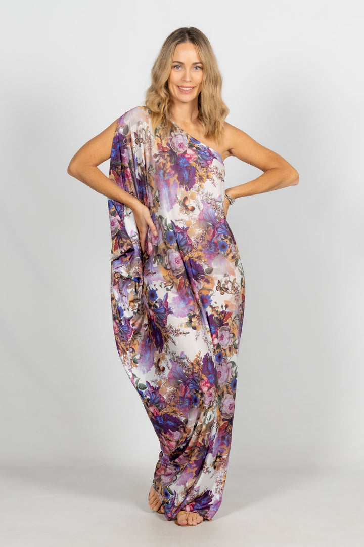 Freya Maxi Dress - Purple Floral / ONLY 2 LEFT!