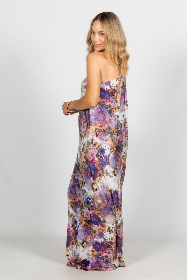 Freya Maxi Dress - Purple Floral / ONLY 2 LEFT!