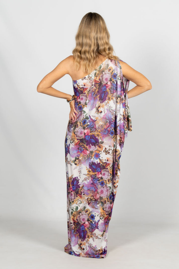 Freya Maxi Dress - Purple Floral / ONLY 2 LEFT!