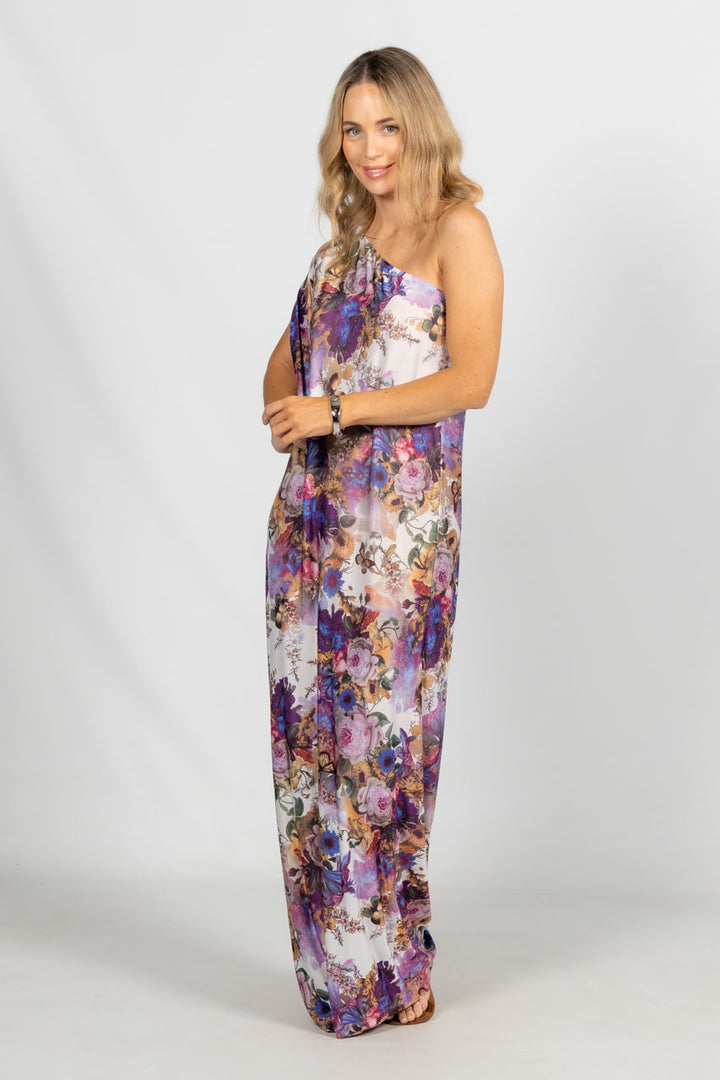 Freya Maxi Dress - Purple Floral / ONLY 2 LEFT!