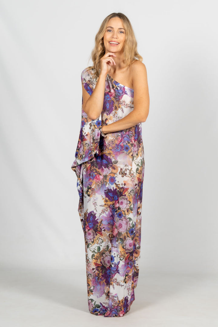 Freya Maxi Dress - Purple Floral / ONLY 2 LEFT!