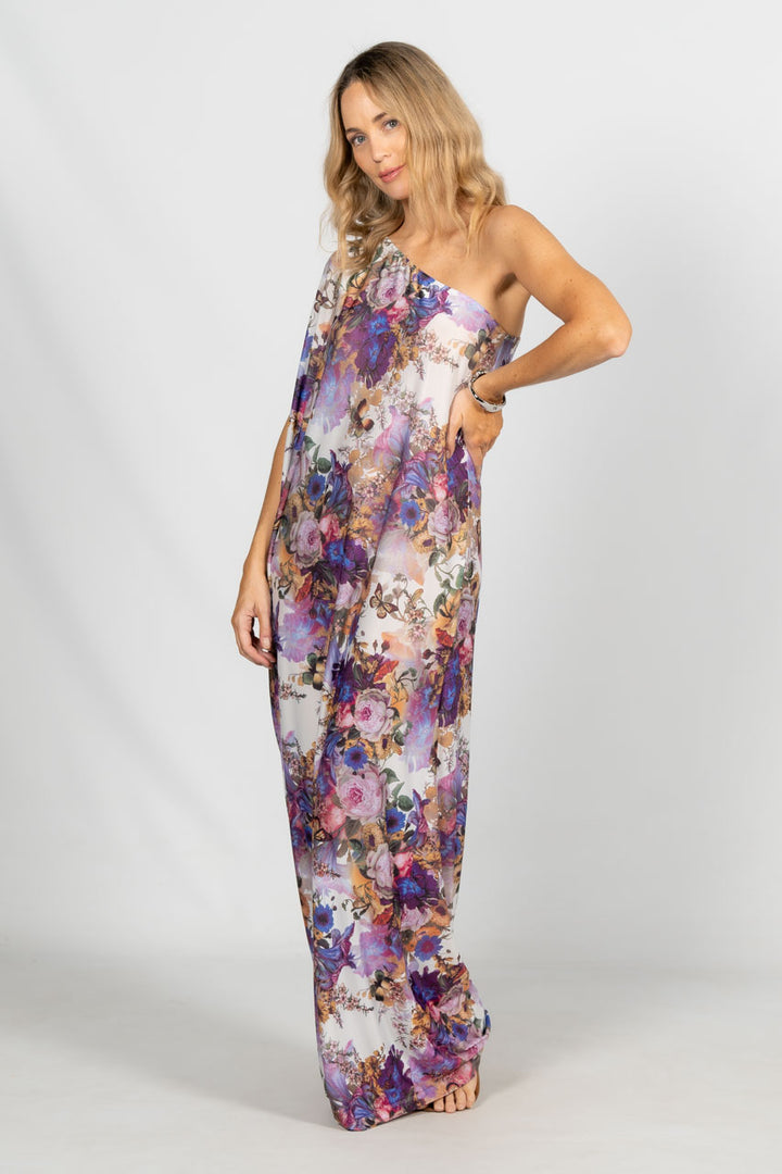 Freya Maxi Dress - Purple Floral / ONLY 2 LEFT!
