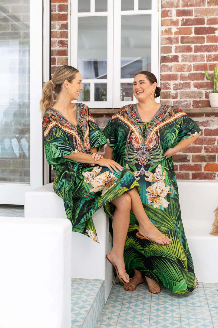 Willow Embellished Kaftan - Knee Length