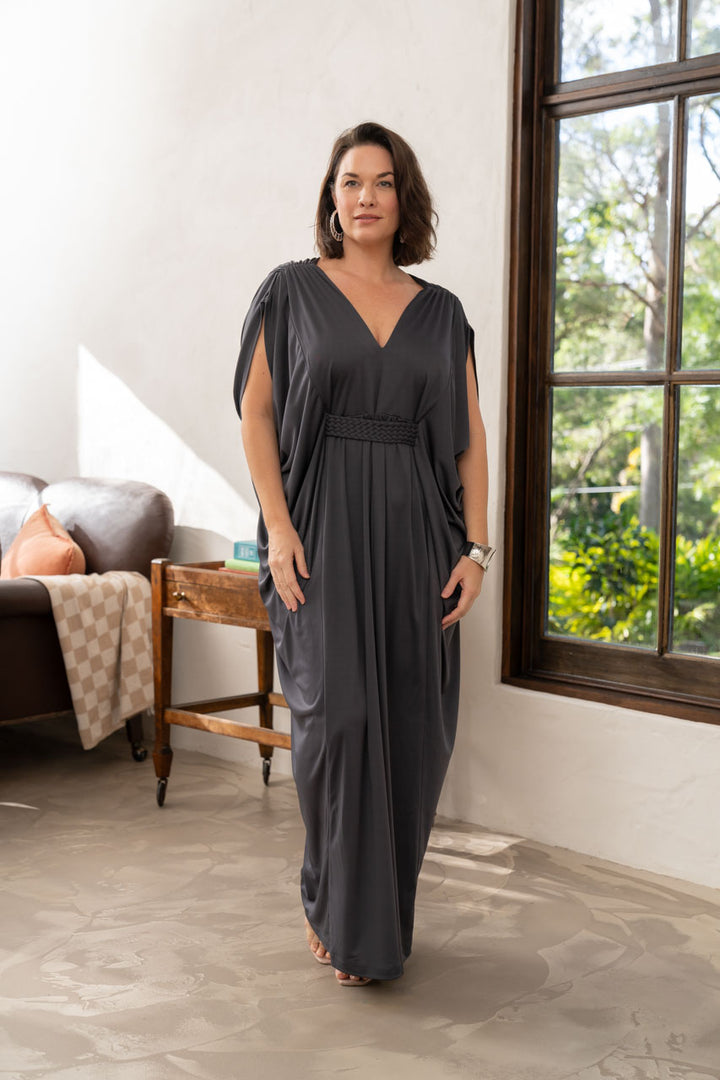 Gianna Maxi Dress - Steel