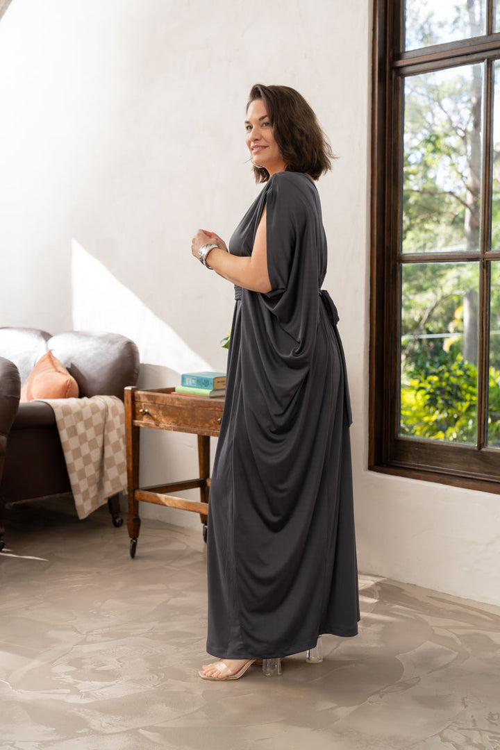 Gianna Maxi Dress - Steel