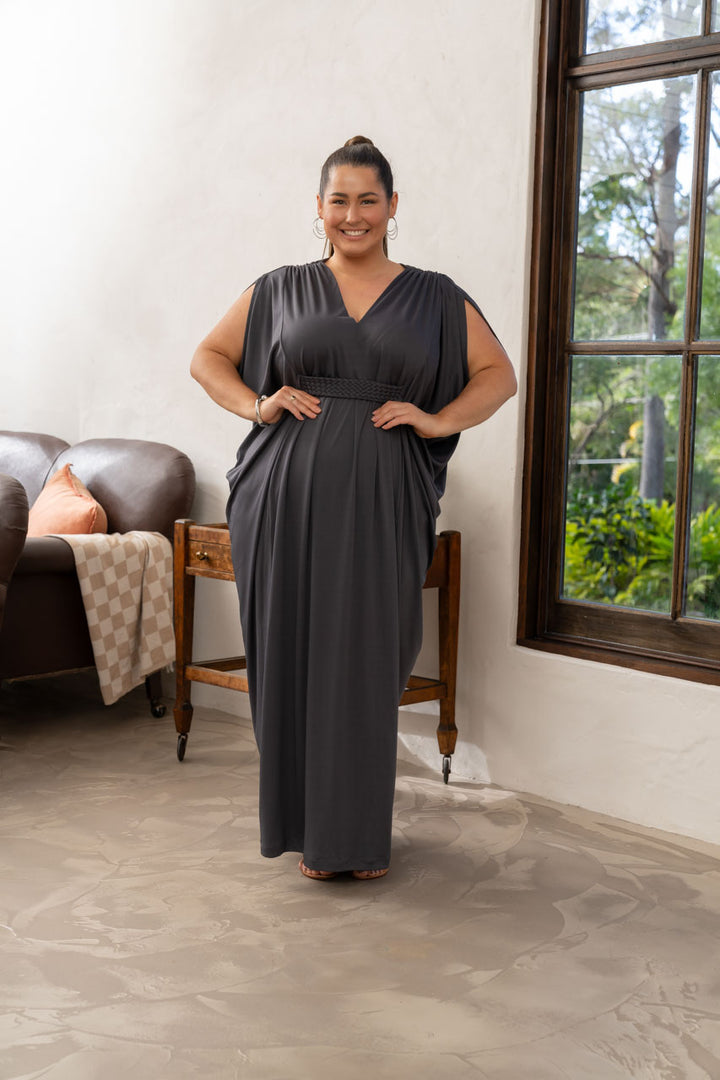 Gianna Maxi Dress - Steel