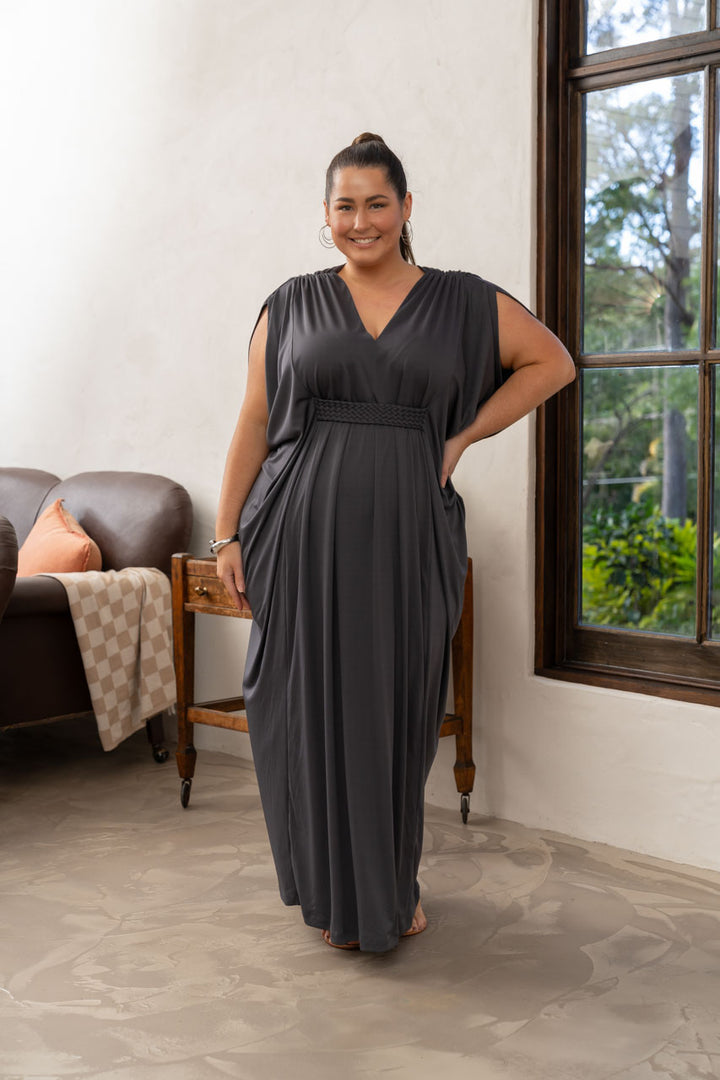 Gianna Maxi Dress - Steel