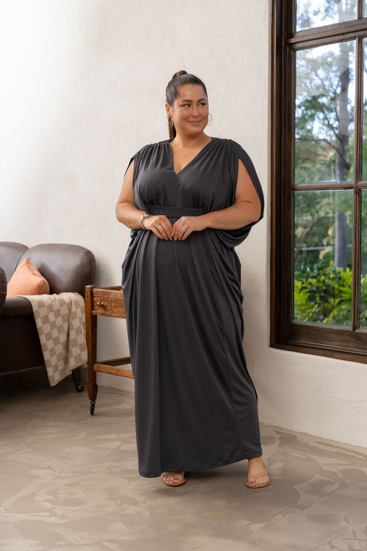 Gianna Maxi Dress - Steel