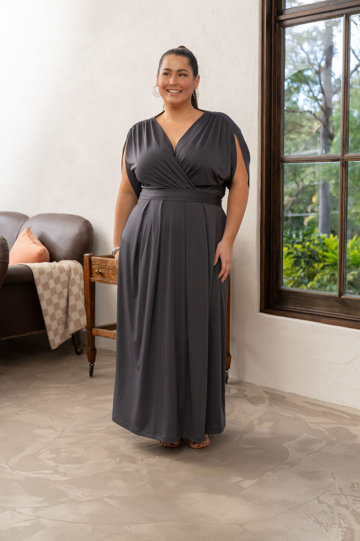 Taylah Maxi Dress - Steel / LAST ONE!