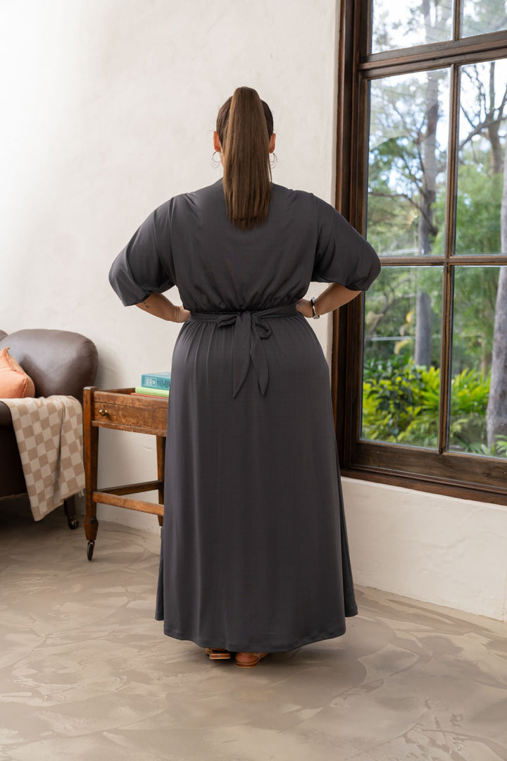 Taylah Maxi Dress - Steel / LAST ONE!