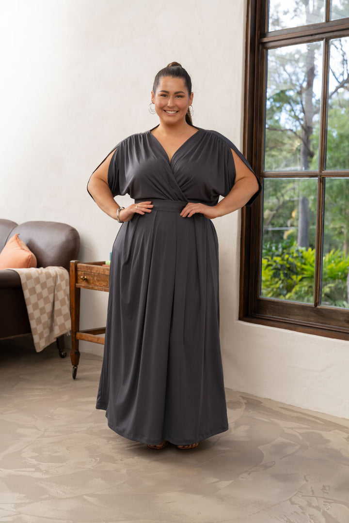 Taylah Maxi Dress - Steel / LAST ONE!