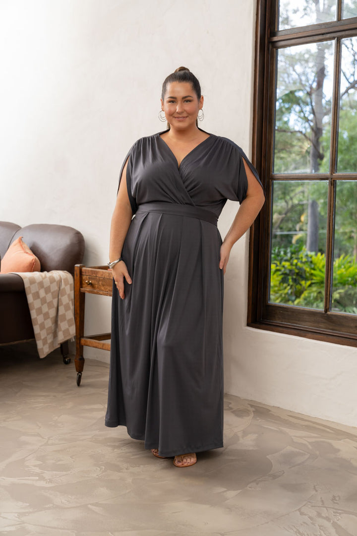 Taylah Maxi Dress - Steel / LAST ONE!