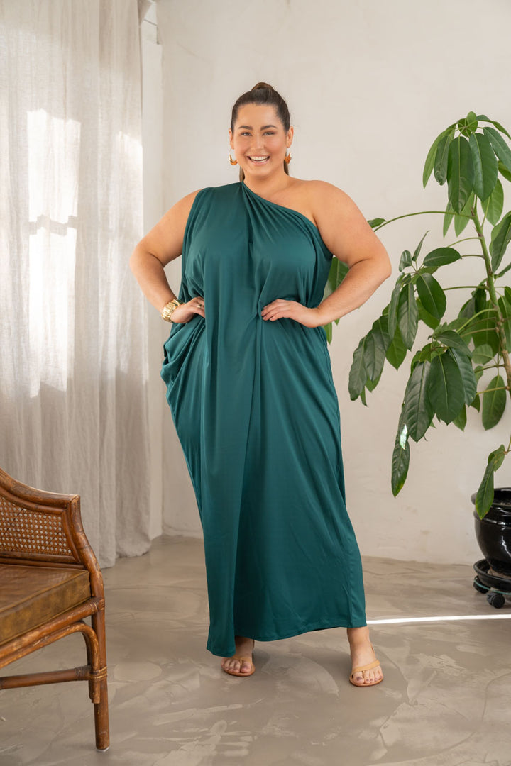 Freya Maxi Dress - Emerald