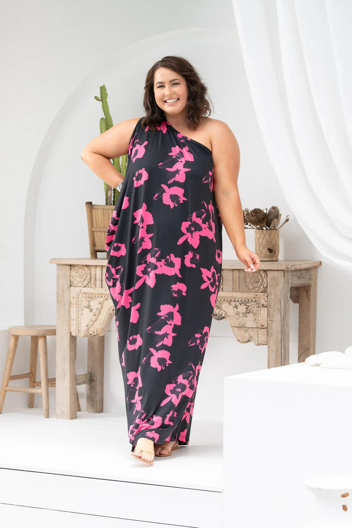 Freya Maxi Dress - Hibiscus