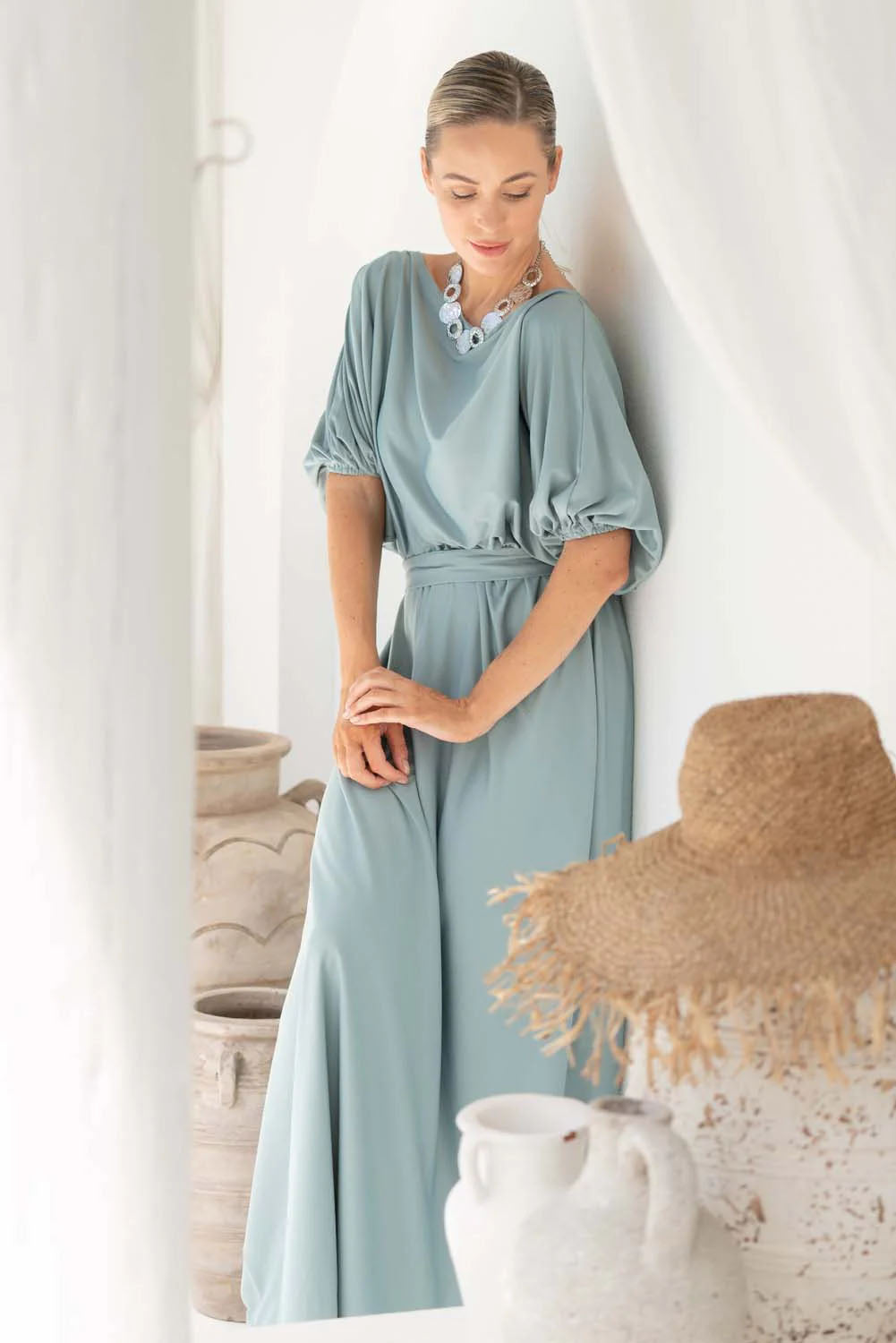 Cora Maxi Dress - Seafoam