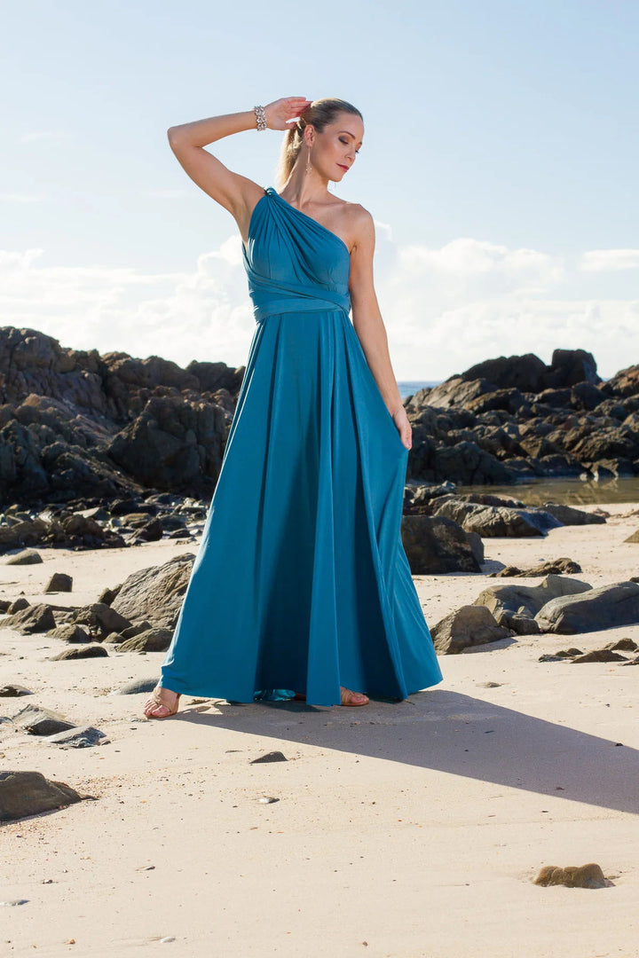 Multi Way Wrap Maxi Dress - Sage