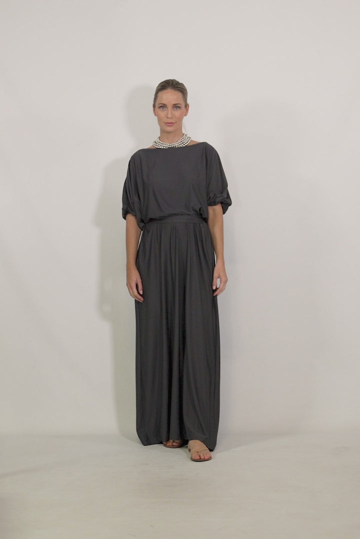 Cora Maxi Dress - Steel