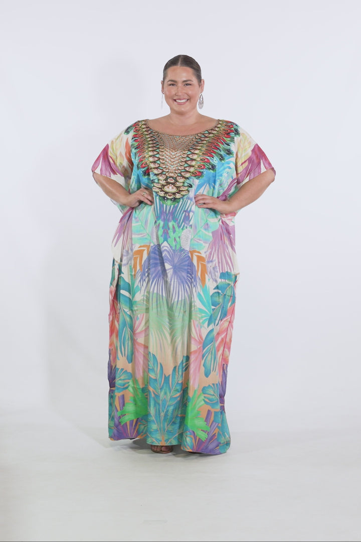 Thea Embellished Kaftan - Long
