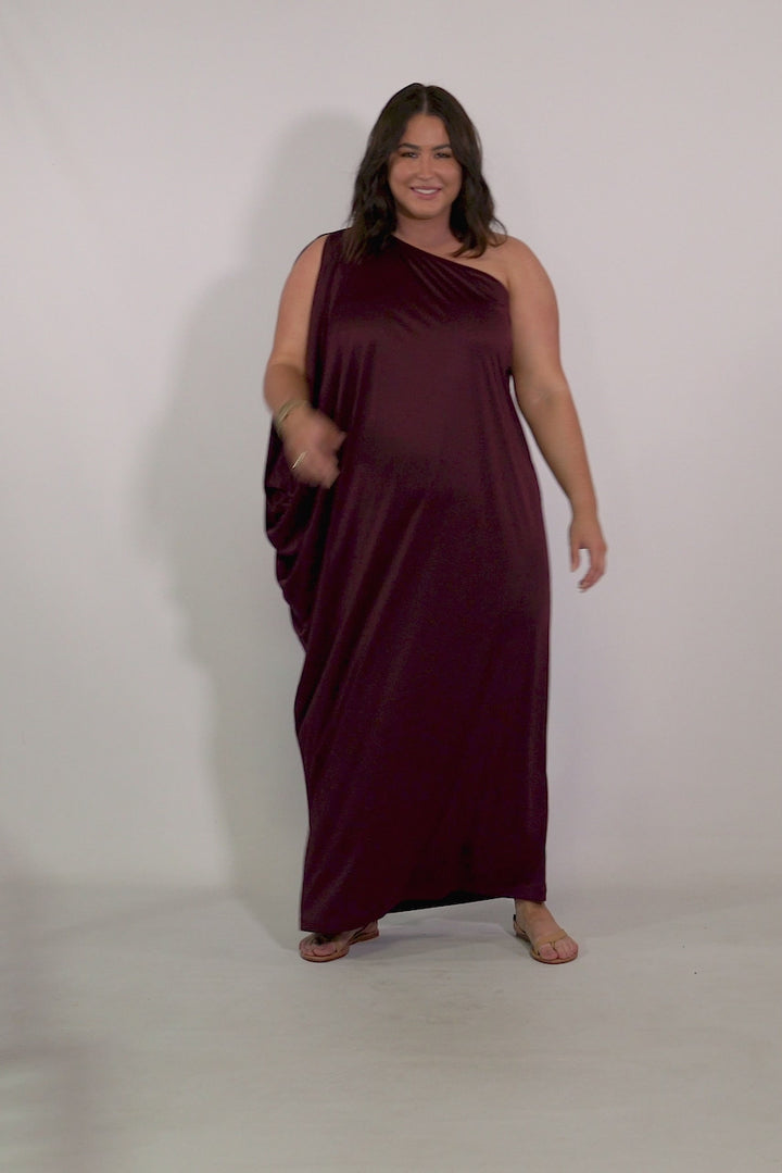 Freya Maxi Dress - Mulberry